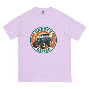 The Tractor Mugs Store Orchid New Holland T7.225 DADDY'S OFFICE Retro | Unisex Premium T-shirt Quality Farmers Merch