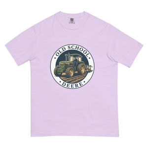 The Tractor Mugs Store Orchid / S John Deere 3350 OLD SCHOOL DEERE Engraving | Unisex Premium T-shirt Quality Farmers Merch
