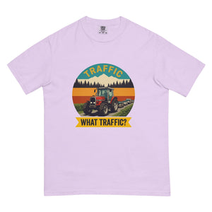 The Tractor Mugs Store Orchid / S Massey Ferguson 3075 TRAFFIC WHAT TRAFFIC? Outdoor | Unisex Premium T-shirt Quality Farmers Merch