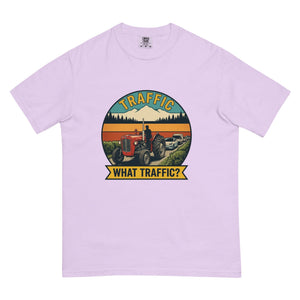 The Tractor Mugs Store Orchid / S Massey Ferguson 35X TRAFFIC WHAT TRAFFIC? Outdoor | Unisex Premium T-shirt Quality Farmers Merch