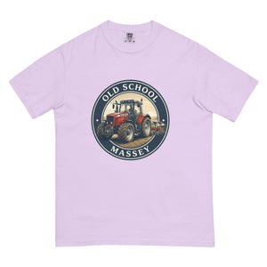 The Tractor Mugs Store Orchid / S Massey Ferguson 6480 OLD SCHOOL MASSEY Engraving | Unisex Premium T-shirt Quality Farmers Merch