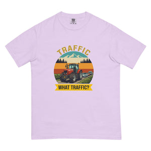 The Tractor Mugs Store Orchid / S Massey Ferguson 6480 TRAFFIC WHAT TRAFFIC? Outdoor | Unisex Premium T-shirt Quality Farmers Merch