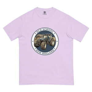 The Tractor Mugs Store Orchid / S New Holland TM 155 OLD SCHOOL NEW HOLLAND Engraving | Unisex Premium T-shirt Quality Farmers Merch