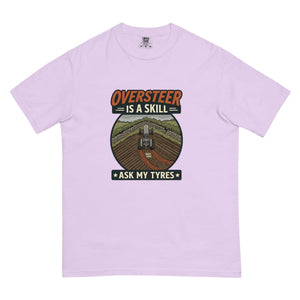 The Tractor Mugs Store Orchid / S Oversteer Is A Skill | Unisex Premium T-shirt Quality Farmers Merch