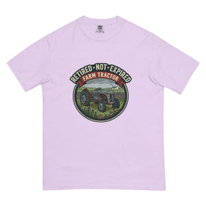 The Tractor Mugs Store Orchid / S Retired Not Expired — Farm Tractor | Unisex Premium T-shirt Quality Farmers Merch