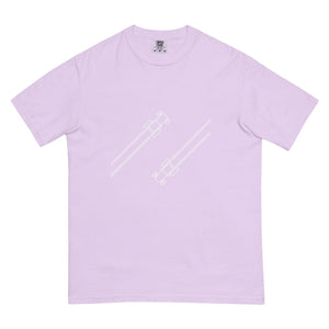 The Tractor Mugs Store Orchid / S Two Tractors + Tram Lines | Unisex Premium T-shirt Quality Farmers Merch