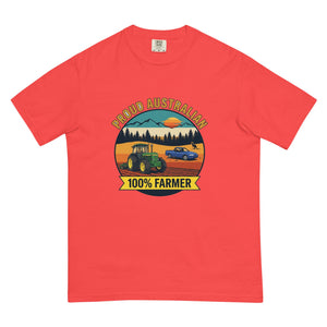 The Tractor Mugs Store Paprika John Deere 3350 PROUD AUSTRALIAN 100% FARMER Outdoor | Unisex Premium T-shirt Quality Farmers Merch