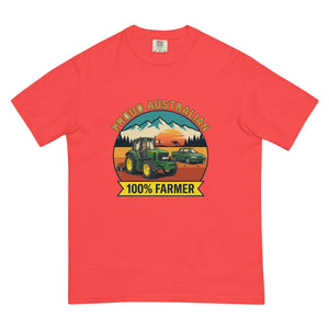 The Tractor Mugs Store Paprika John Deere 6930 PROUD AUSTRALIAN 100% FARMER Outdoor | Unisex Premium T-shirt Quality Farmers Merch