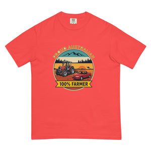 The Tractor Mugs Store Paprika Massey Ferguson 3075 PROUD AUSTRALIAN 100% FARMER Outdoor | Unisex Premium T-shirt Quality Farmers Merch