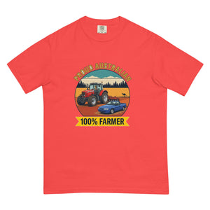 The Tractor Mugs Store Paprika Massey Ferguson 6480 PROUD AUSTRALIAN 100% FARMER Outdoor | Unisex Premium T-shirt Quality Farmers Merch