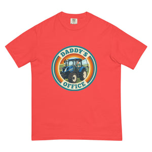 The Tractor Mugs Store Paprika New Holland T7.210 DADDY'S OFFICE Retro | Unisex Premium T-shirt Quality Farmers Merch