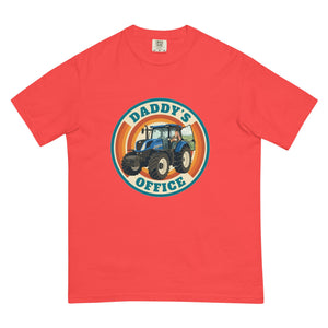 The Tractor Mugs Store Paprika New Holland T7.225 DADDY'S OFFICE Retro | Unisex Premium T-shirt Quality Farmers Merch