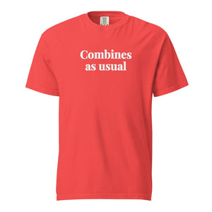 The Tractor Mugs Store Paprika / S Combines as Usual | Unisex Premium T-shirt Quality Farmers Merch