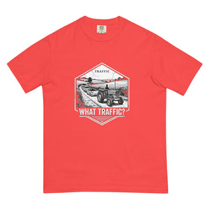 The Tractor Mugs Store Paprika / S Massey Ferguson 135 TRAFFIC WHAT TRAFFIC? Moose | Unisex Premium T-shirt Quality Farmers Merch