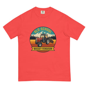 The Tractor Mugs Store Paprika / S Massey Ferguson 390T OLD SCHOOL MASSEY FERGUSON Outdoor | Unisex Premium T-shirt Quality Farmers Merch