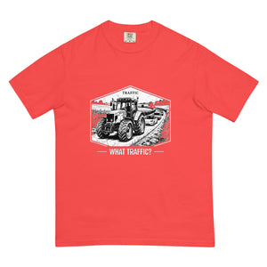 The Tractor Mugs Store Paprika / S Massey Ferguson 6480 TRAFFIC WHAT TRAFFIC? Moose | Unisex Premium T-shirt Quality Farmers Merch