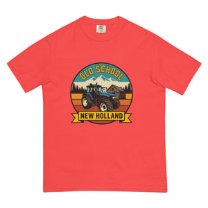 The Tractor Mugs Store Paprika / S New Holland TM 135 OLD SCHOOL NEW HOLLAND Outdoor | Unisex Premium T-shirt Quality Farmers Merch