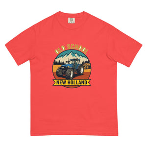 The Tractor Mugs Store Paprika / S New Holland TM 155 OLD SCHOOL NEW HOLLAND Outdoor | Unisex Premium T-shirt Quality Farmers Merch