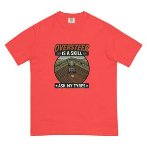 The Tractor Mugs Store Paprika / S Oversteer Is A Skill | Unisex Premium T-shirt Quality Farmers Merch