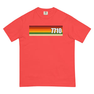 The Tractor Mugs Store Paprika / S Retro Stripes 7710 | Unisex Premium T-shirt Quality Farmers Merch