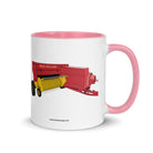 The Tractor Mugs Store Pink / 11 oz New Holland 274 Square Baler | Mug with Color Inside Quality Farmers Merch