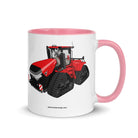The Tractor Mugs Store Pink Case IH Quadtrac 715 | Mug with Color Inside Quality Farmers Merch