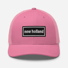 The Tractor Mugs Store Pink Oasis Style Retro New Holland | Trucker Cap Quality Farmers Merch