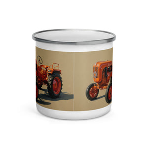 The Tractor Mugs Store Porsche Diesel A111 Oil Painting | Enamel Mug Quality Farmers Merch