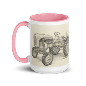 The Tractor Mugs Store Porsche Diesel A111 Pencil Sketch | Mug with Color Inside Quality Farmers Merch