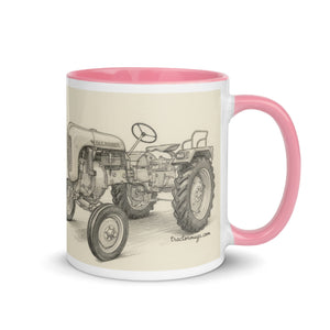 The Tractor Mugs Store Porsche Diesel A111 Pencil Sketch | Mug with Color Inside Quality Farmers Merch