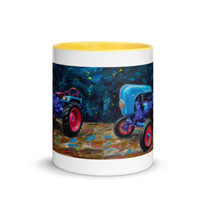 The Tractor Mugs Store Porsche Diesel A111 Splash Art | Mug with Color Inside Quality Farmers Merch