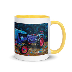 The Tractor Mugs Store Porsche Diesel A111 Splash Art | Mug with Color Inside Quality Farmers Merch