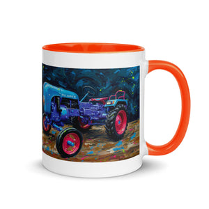 The Tractor Mugs Store Porsche Diesel A111 Splash Art | Mug with Color Inside Quality Farmers Merch