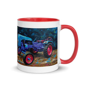 The Tractor Mugs Store Porsche Diesel A111 Splash Art | Mug with Color Inside Quality Farmers Merch
