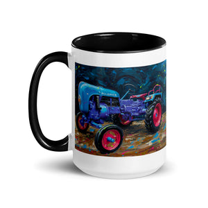 The Tractor Mugs Store Porsche Diesel A111 Splash Art | Mug with Color Inside Quality Farmers Merch
