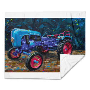 The Tractor Mugs Store Porsche Diesel A111 Splash Art | Throw Blanket Quality Farmers Merch
