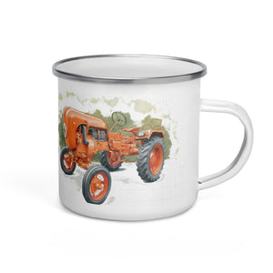 The Tractor Mugs Store Porsche Diesel A111 Watercolor | Enamel Mug Quality Farmers Merch