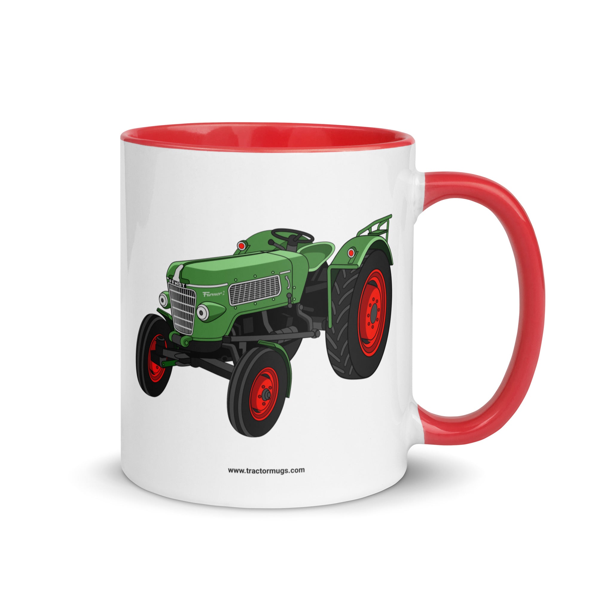 The Tractor Mugs Store Red / 11 oz Fendt Farmer 2 (1960) | Mug with Color Inside Quality Farmers Merch