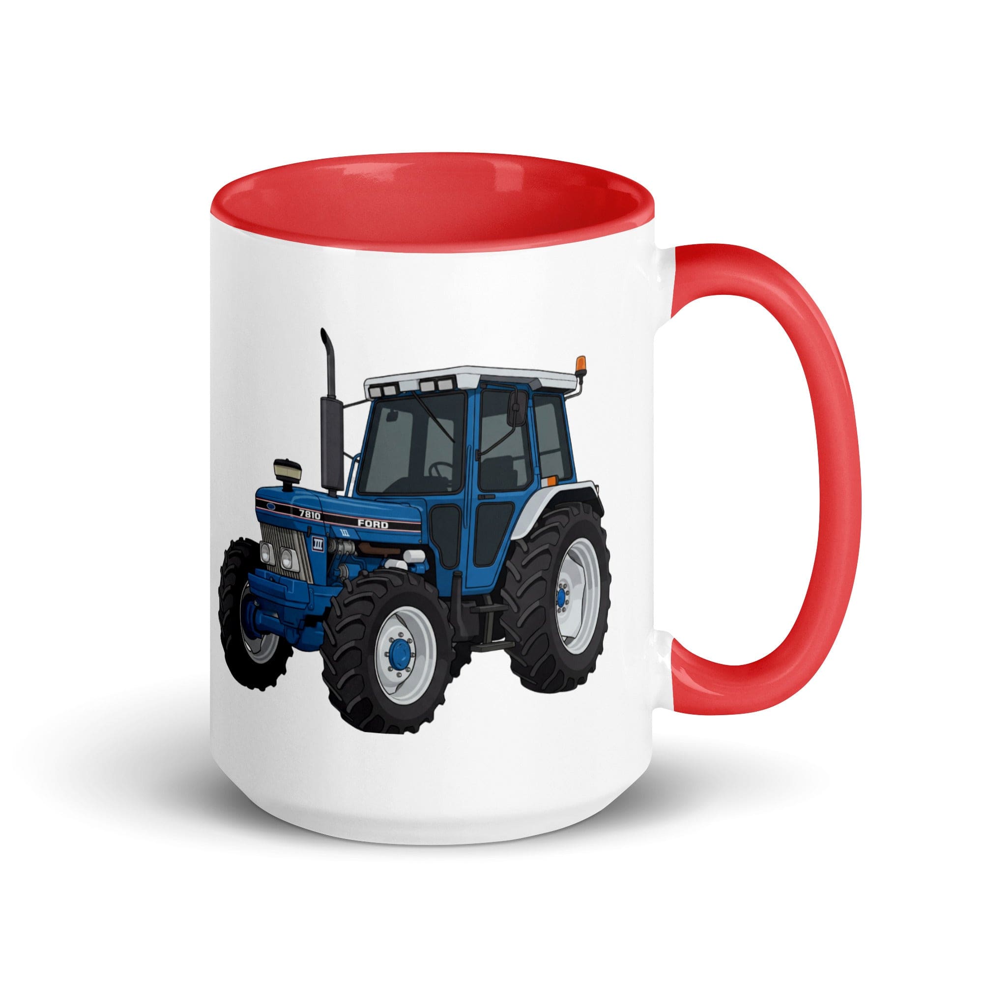 The Tractor Mugs Store Red / 15 oz Ford 7810 | Mug with Color Inside Quality Farmers Merch