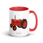 The Tractor Mugs Store Red / 15 oz Nuffield Universal 4 | Mug with Color Inside Quality Farmers Merch
