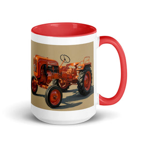 The Tractor Mugs Store Red / 15 oz Porsche Diesel A111 Oil Painting | Mug with Color Inside Quality Farmers Merch