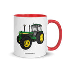 The Tractor Mugs Store Red John Deere 3650 | Mug with Color Inside Quality Farmers Merch