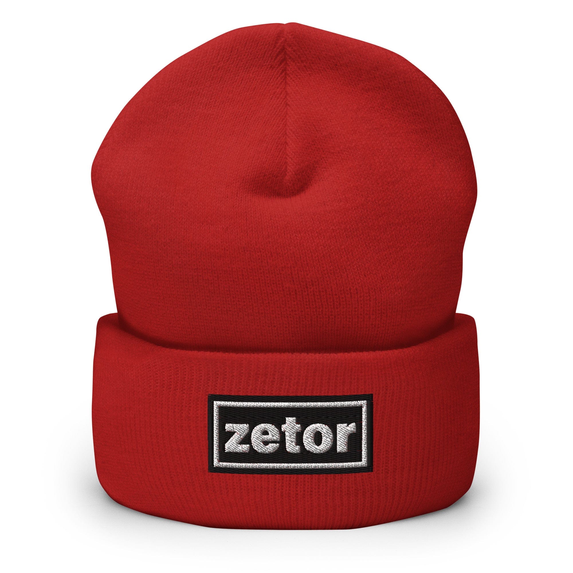 The Tractor Mugs Store Red OASIS Style 'Zetor' | Cuffed Beanie Quality Farmers Merch
