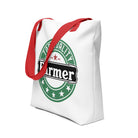The Tractor Mugs Store Red QUALITY FARMER | Tote bag Quality Farmers Merch
