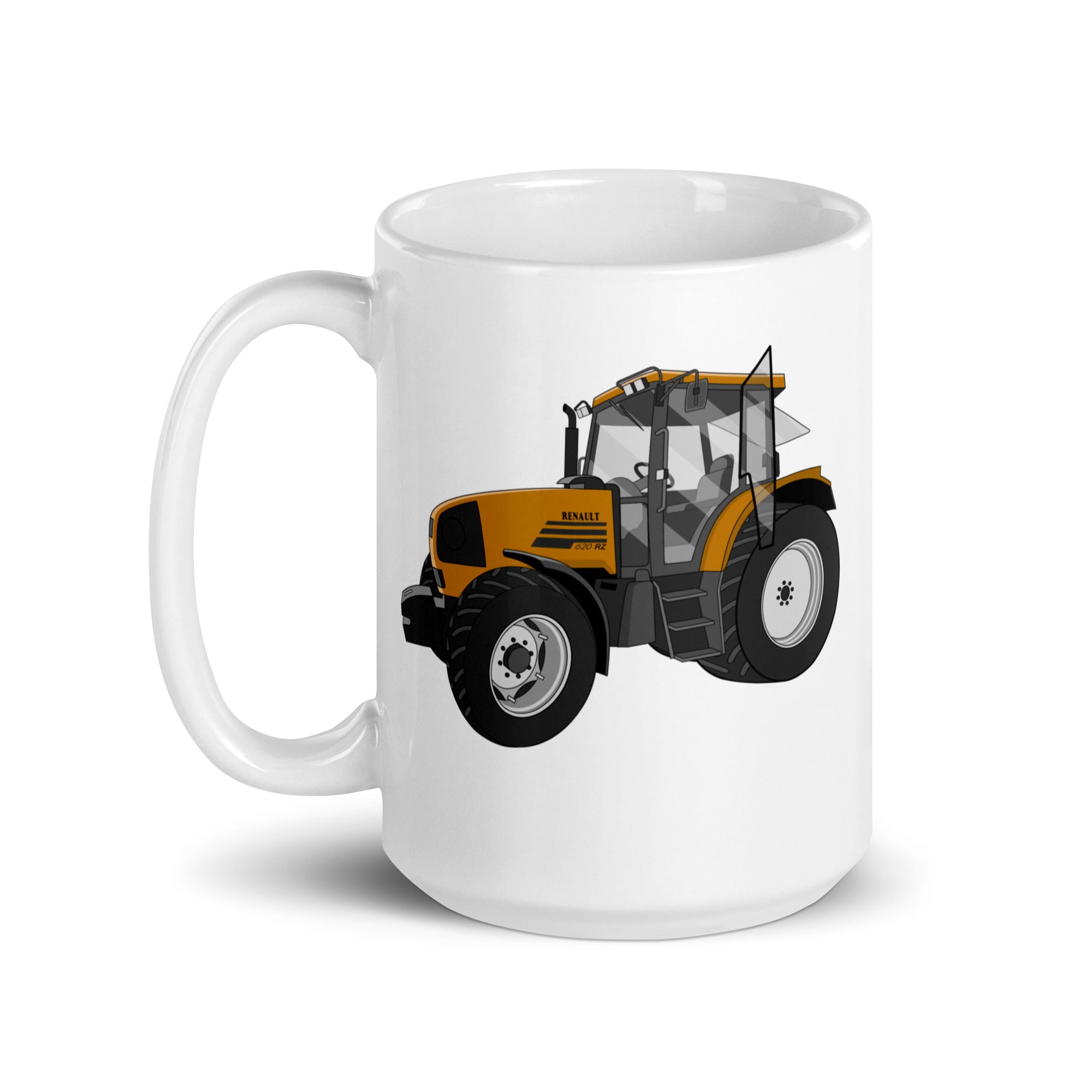 The Tractor Mugs Store Renault 620 RZ | White glossy mug Quality Farmers Merch