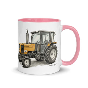 The Tractor Mugs Store Renault 65-32 MX Pencil Sketch | Mug with Color Inside Quality Farmers Merch