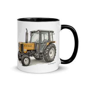 The Tractor Mugs Store Renault 65-32 MX Pencil Sketch | Mug with Color Inside Quality Farmers Merch