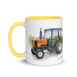 The Tractor Mugs Store Renault 65-32 MX Watercolor | Mug with Color Inside Quality Farmers Merch