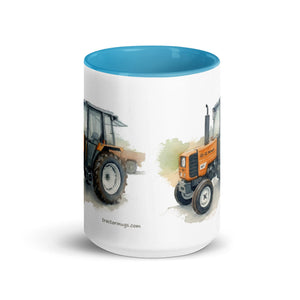 The Tractor Mugs Store Renault 65-32 MX Watercolor | Mug with Color Inside Quality Farmers Merch