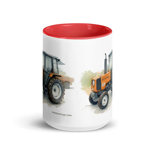 The Tractor Mugs Store Renault 65-32 MX Watercolor | Mug with Color Inside Quality Farmers Merch